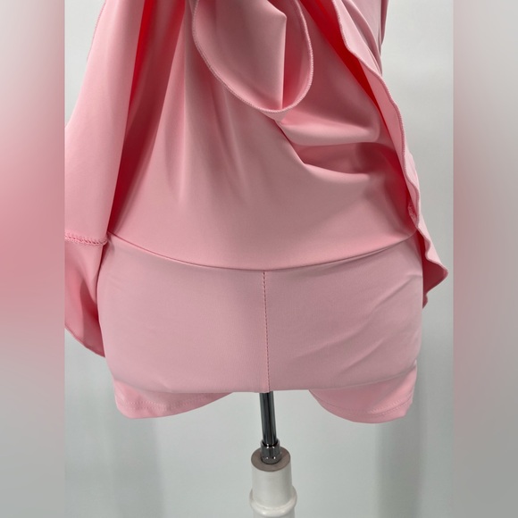 Baby pink tennis pickleball athletic mini dress XS built in shorts gym Pilates - Picture 12 of 14